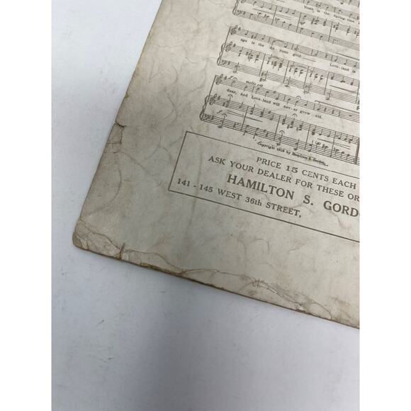 1901 Silver Threads Among The Gold Sheet Music HP Danks Eben Rexford - Picture 7 of 9